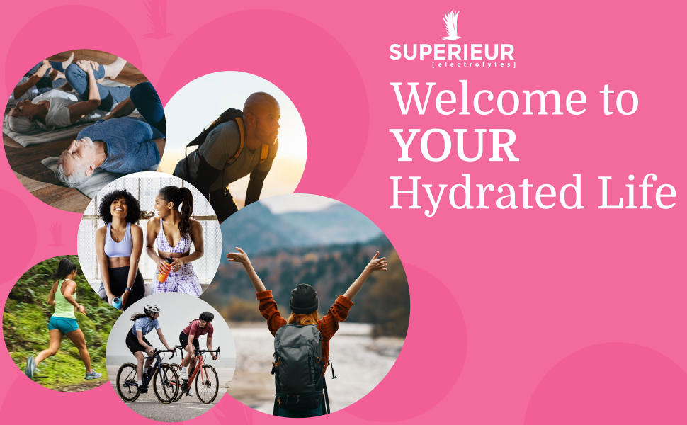 Superieur Electrolytes–Plant Based Electrolyte Supplement w/Sea Minerals for Hydration & Recovery–Keto Friendly, Non-GMO, Zero Sugar, Vegan Healthy Sports Drink Powder–Strawberry Lemon(70 Serv)