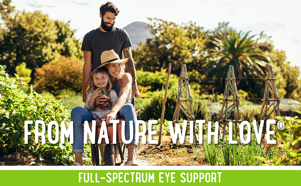 NATURELO Eye Vitamins, AREDS 2 Formula, 60 Vegan Capsules