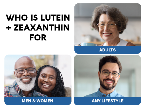 Eye Vitamins - Lutein and Zeaxanthin Supplements - AREDS2 Based - 60 Caps