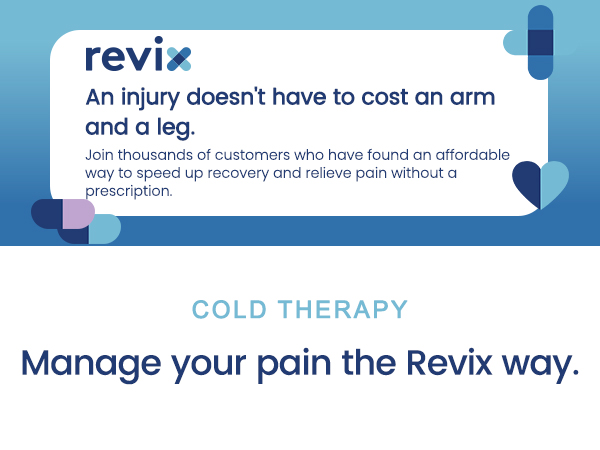REVIX Shoulder Ice Pack Wrap for Rotator Cuff, Reusable Gel Cold Pack