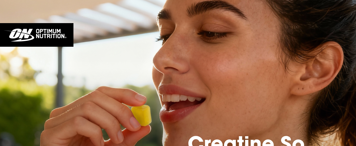 Optimum Nutrition Creatine Monohydrate Gummies, Pineapple Flavor, 105 Ct