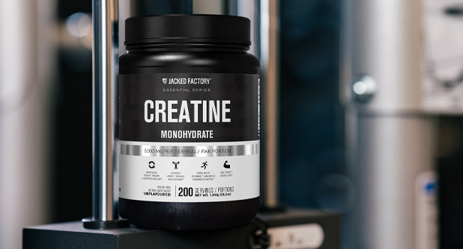 Jacked Factory Creatine Monohydrate Powder 1000g - 5g Daily Micronized Creatine Monohydrate for Men and Women, Vegan-Friendly, Third-Party Tested - 200 Servings, Unflavored