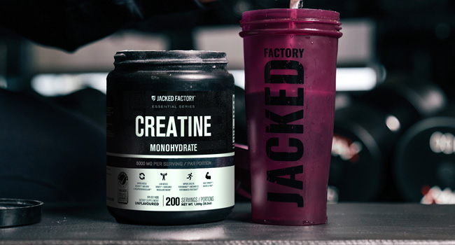 Jacked Factory Creatine Monohydrate Powder 1000g - 5g Daily Micronized Creatine Monohydrate for Men and Women, Vegan-Friendly, Third-Party Tested - 200 Servings, Unflavored