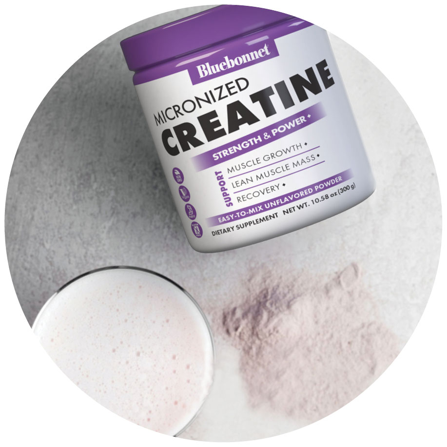 BlueBonnet Nutrition Micronized Creatine Monohydrate 5 g, 10.58 oz