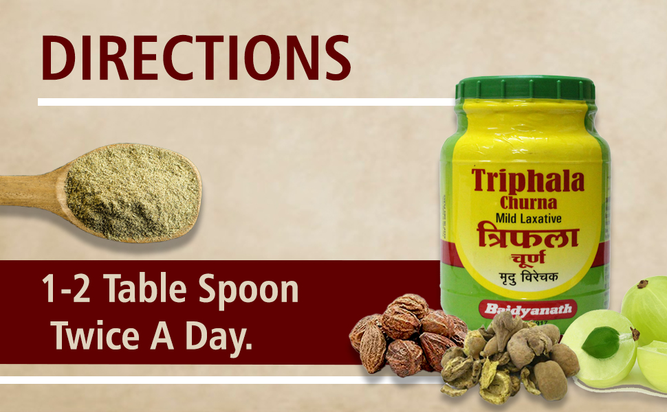 Baidyanath Asli Ayurved Triphala Churna - 500g | Ayurvedic Remedy For Gastro-Intestinal Health