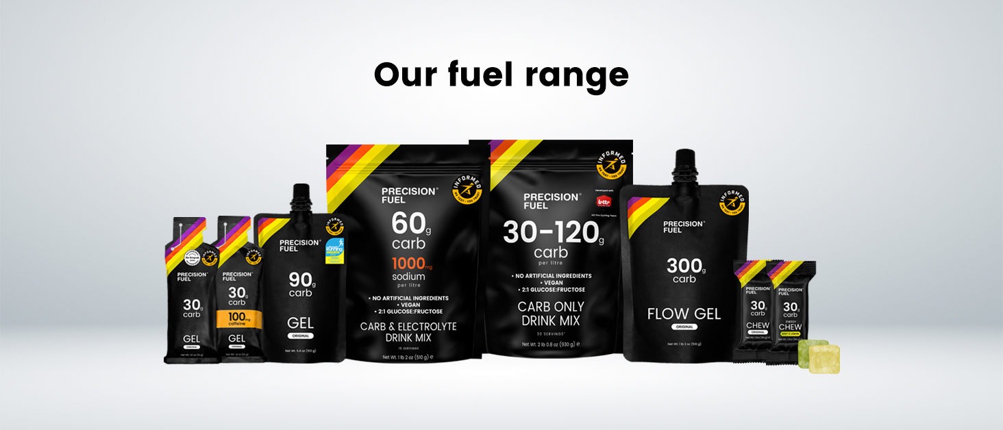 Precision Fuel PF30 Energy Gels - Mild, Neutral Flavour Running Gels for Endurance Athletes, 30g Carbohydrate, Easy-to-Digest, Perfect for Running & Long-Duration Sports (Pack of 15)