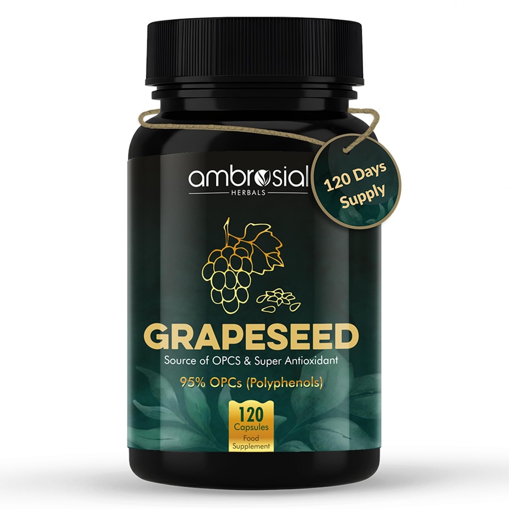 1-120 캡슐의 AMBROSIAL Grapeseed 캡슐 팩