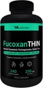 ML Naturals FucoxanTHIN 240 야채 캡슐. Fucoxanthin 10% 봉사 당 200 mg, 지원 대사 및 산화 방지제, NSF 인증 및 cGMP 준수