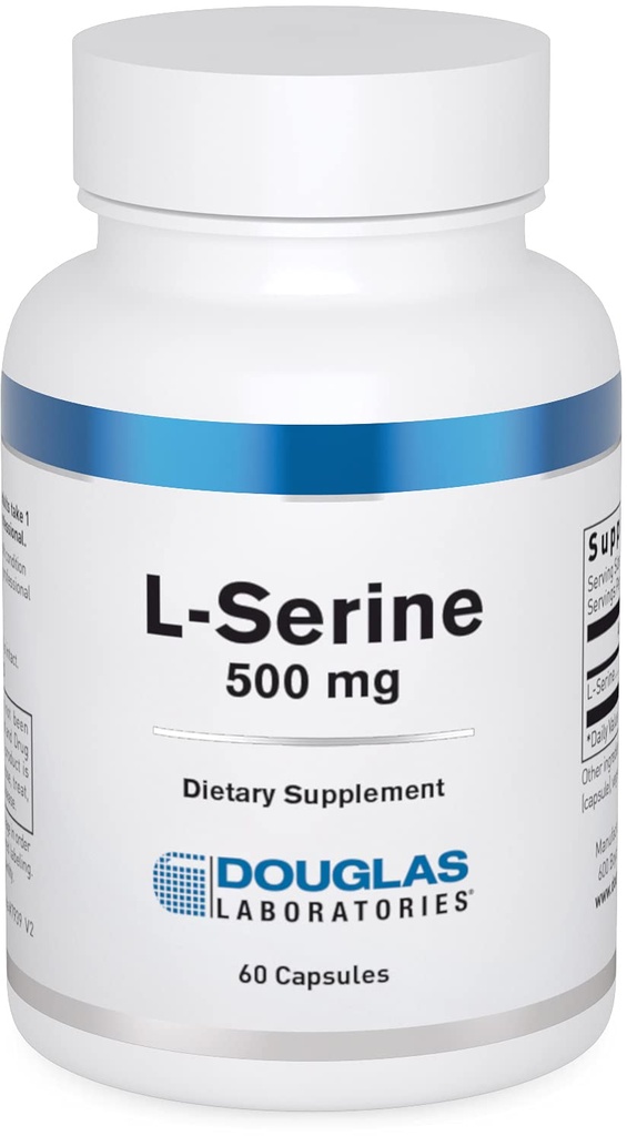 Douglas Laboratories L-Serine | 심장과 뇌 건강과 근육 건물을 위한 아미노산 보충교재* | 60의 캡슐