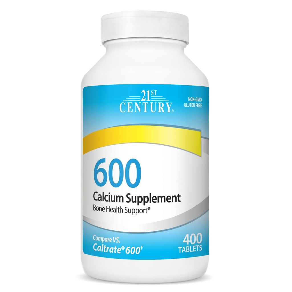 21세기 칼슘 보충교재, 600 mg, 400 조사