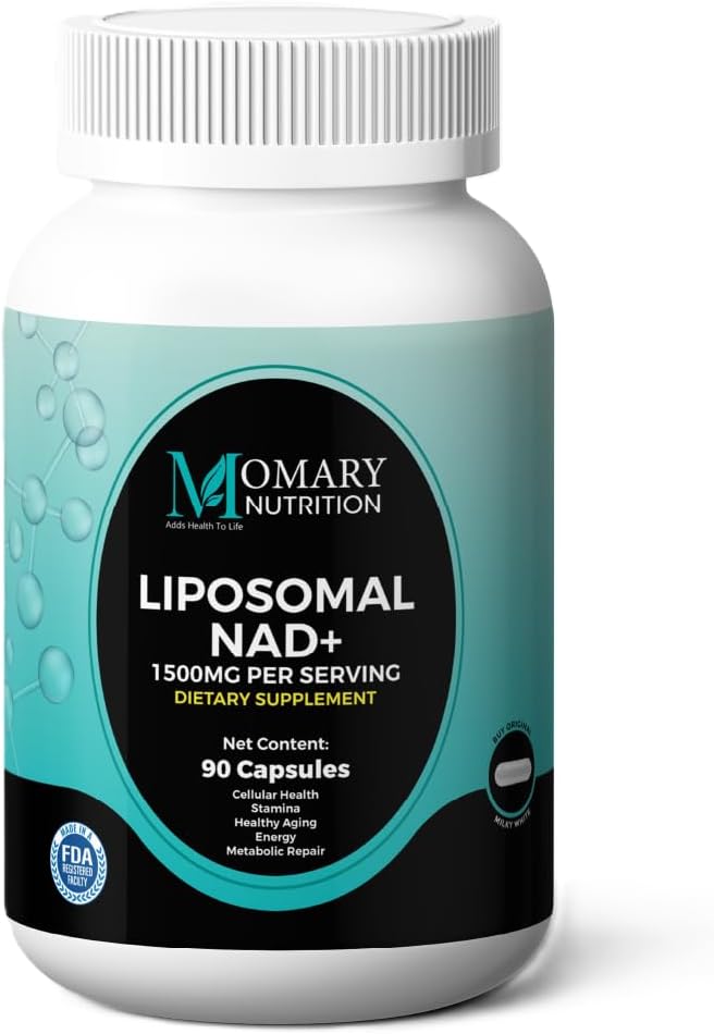Liposomal NAD+ 보충교재 | 가장 높은 정격 NAD는 Resveratrol와 일본 Knotweed 추출물, 지원 Stamina, 대사 수선을 가진 여자 & 남자를 위한 보충교재를 보충합니다 | Vegan, 글루텐, 비 GMO, 90의 캡슐