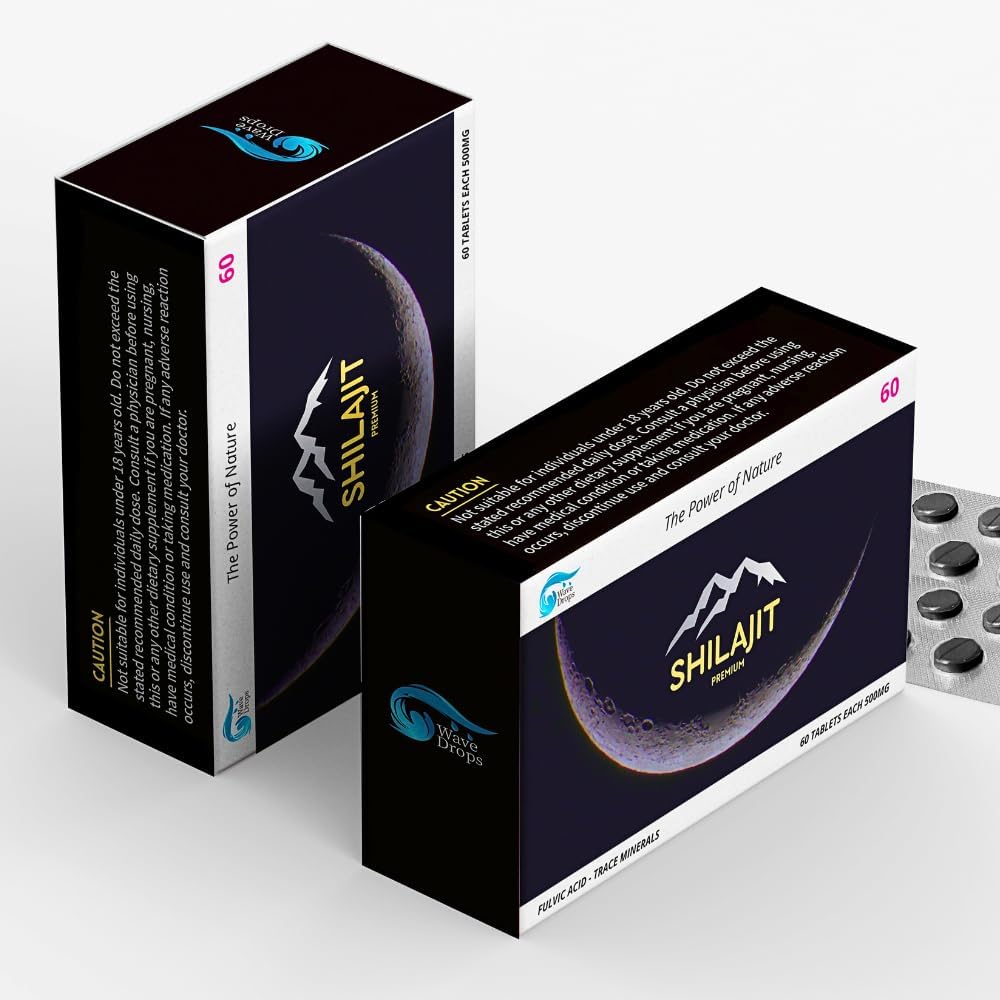 100% 순수한 최대 힘 Shilajit 수지 정제: 에너지, 대사, 면제 - 85+ 추적 무기물 & Fulvic 산 - 자연적인 Shilajit 정제