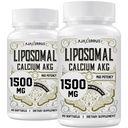 Liposomal 칼슘 AKG 보충교재 1500 MG (Alpha-Ketoglutaric 산), AAKG 보다는 더 효과적인 높은 흡수, 장수, 나이 방위, 세포 에너지, 대사 기능, 120 Softgels를 위한 Ca AKG 보다는 더 효과적인