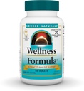 Source Naturals Wellness Formula Bio-Aligned Vitamins - 면역 시스템 지원 보충교재 및 면역 부스터 * - 45 정제