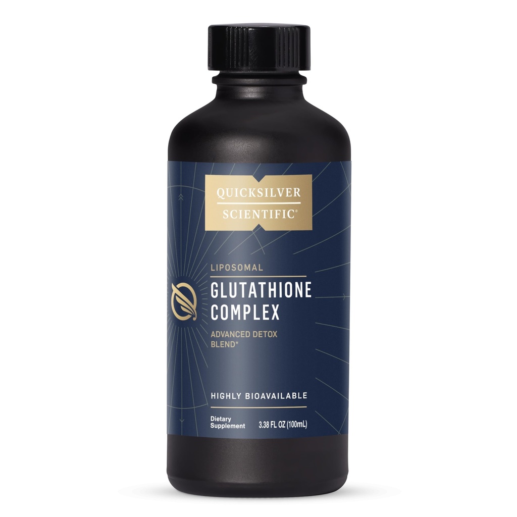 Quicksilver Scientific Glutathione Complex - 액체 글루타티온 및 우유 이틀 - 비타민 B 복합체 - 매일 사용을위한 보충 (3.38 fl oz)