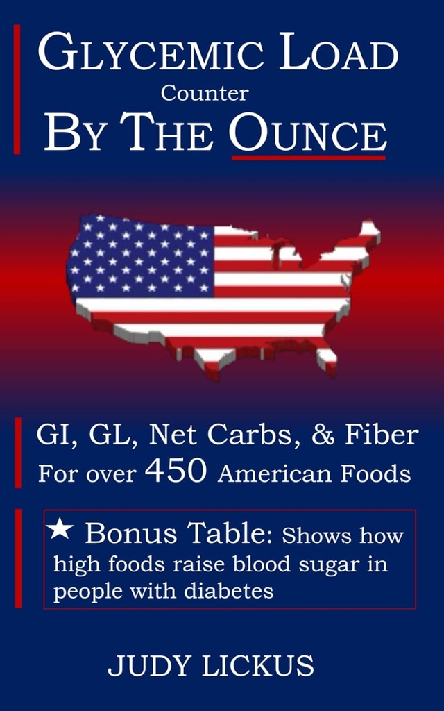 GLYCEMIC LOAD COUNTER: GI, GL, Net Carbs 및 Fiber에 대한 POCKET 가이드에 따라 SERVINGS