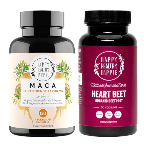행복한 건강한 Hippie Beetroot 캡슐 & 유기 Maca 에너지 약 & Libido 증강 인자