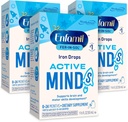 Enfamil Fer-In-Sol Iron Supplement Drops for Infants & Toddlers, 지원 뇌 개발, 50 mL Dropper Bottle, 3 팩