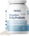 NYO3 소화 Probiotics 57 Bilion CFU 7 Strains, 60 캡슐, 블라우스 구호, 소화 및 면역 건강을 지원