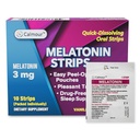 10 구강 슬립 스트립 | Quick-Dissolve 3mg Melatonin 스트립 | Gummies보다 빠른 작동 | Relaxation Napping Supplements | 더 나은 휴식과 눈 건강을위한 궁극적 인 수면 보조