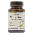 Barlowe의 초본 Elixirs Nettle 뿌리 추출물 | 95% 3,4-Divanillyltetrahydrofuran | 캡슐 당 425mg | 60 Vegan 캡슐 | Stearate-Free | 유리 병