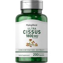 배관 바위 Cissus Quadrangularis 보충교재 1800mg | 200의 캡슐 | 매우 집중된 초본 추출물 | Non-GMO, 글루텐 무료