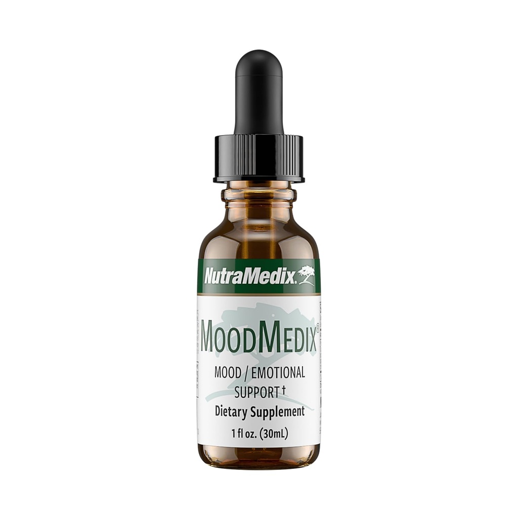 NutraMedix MoodMedix - Bioavailable Liquid Cat의 Claw & Turmeric Root Drops와 무드 지원 보충 - 무드, 스트레스 응답 및 감정 지원 보충 - 액체 초본 추출물 Tincture (1oz)