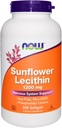 지금 음식 해바라기 Lecithin 1200mg, 200 Softgels, 2의 팩