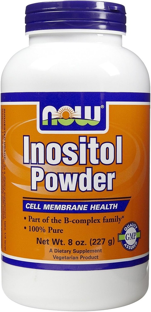지금 음식 Inositol 순수한 분말, 8 Ounce 2Pack