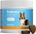 소화 효소, Probiotics 및 Prebiotics, 지원 Gut 건강, 소화 건강, Gut Flora 및 Diarrhea, Immune 체계 (Chicken Chews, 90ct)를 위한 개 Probiotic Chews를 가진 개를 위한 Probiotics