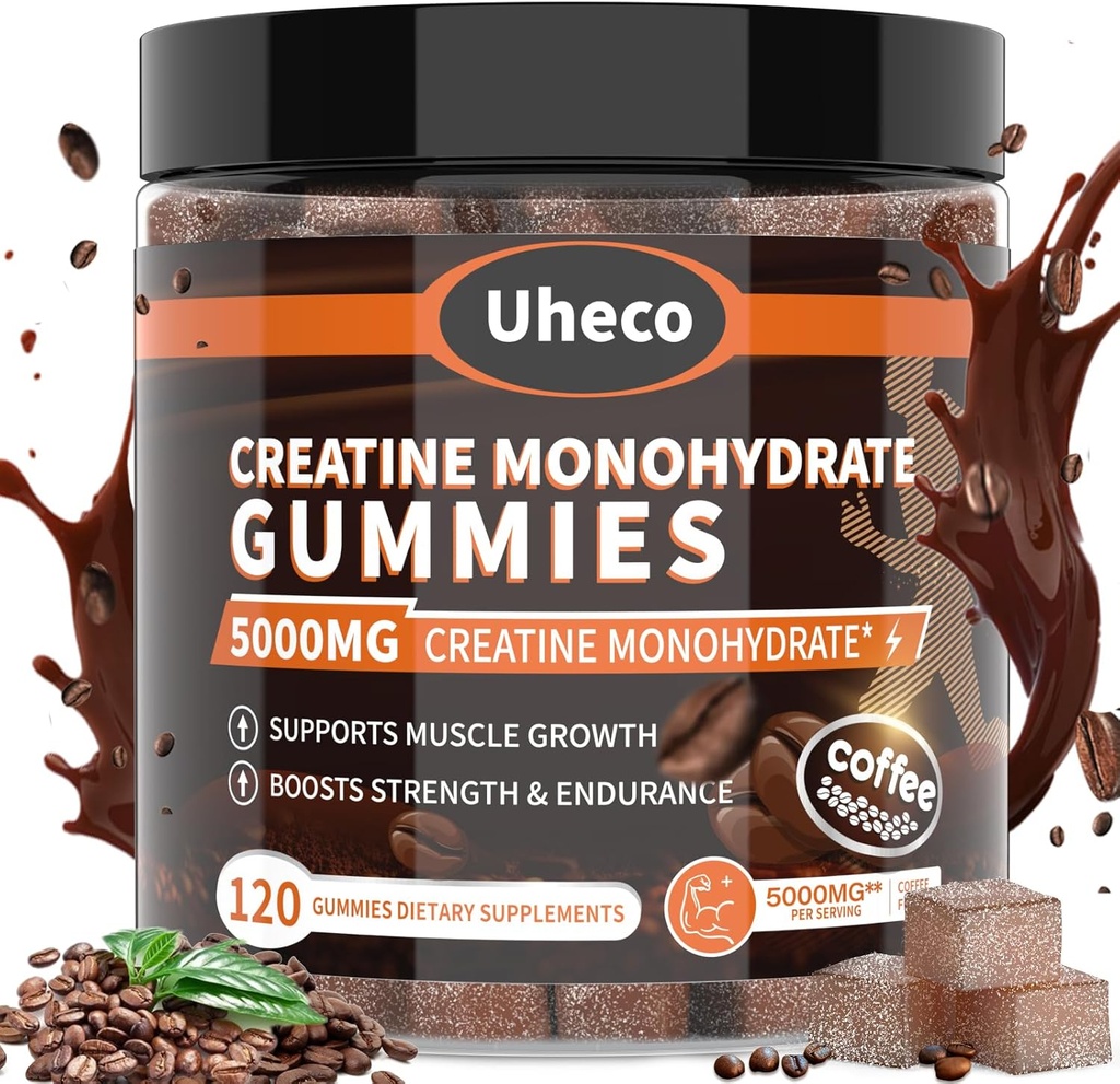 남자 & 여자를 위한 커피 풍미 Creatine Monohydrate Gummies 5000mg는, L-Taurine + 비타민 B12, Betaine, 근육 힘을 위한 L-Citrulline, 운동 내구시간을 개량합니다 -116 조사를 포함합니다