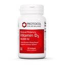 생명 균형 비타민 D3 50000 IU를 위한 PROTOCOL - 면역 지원 건강 뼈와 치아 - 50 Softgels