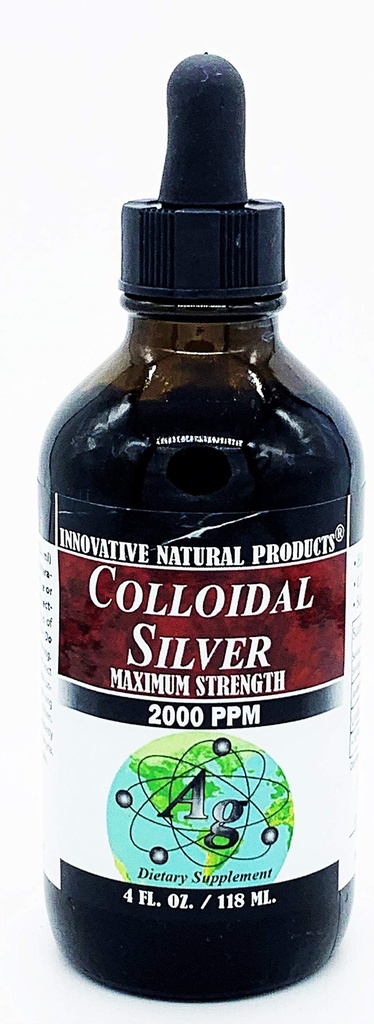 콜라겐 실버 2000 PPM (4 oz) 혁신적인 천연 제품