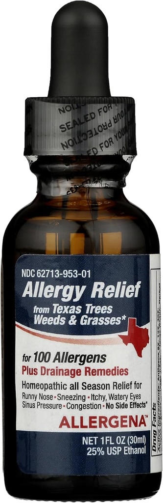 PROGENA - Allergena Texas Trees - 알레르기 완화 방울 (1 Fl Ounce)
