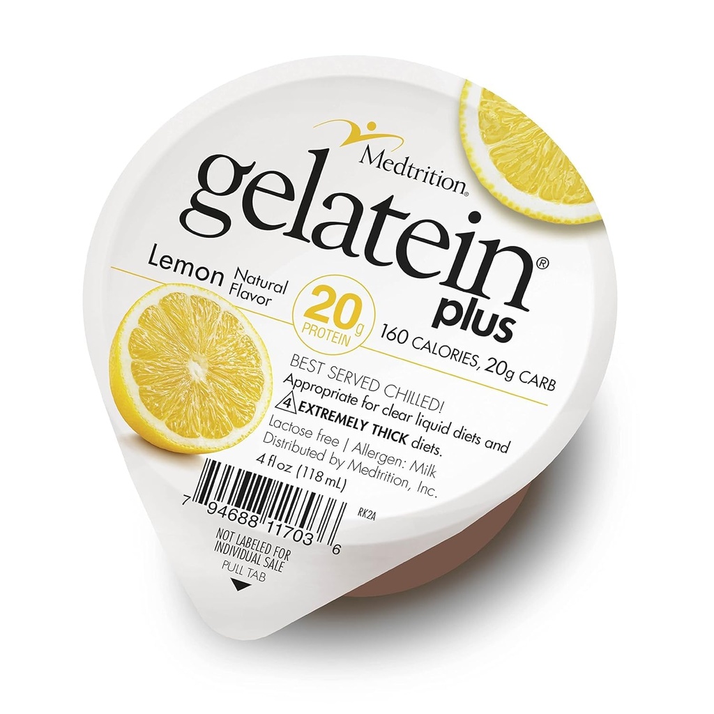 Medtrition 젤라틴 플러스 레몬: 단백질의 20 그램. 명확한 액체 다이어트에 대 한 이상, 삼키는 Difficulties, Dialysis 및 종양학. 훌륭한 사전 또는 포스트 운동 식사. (36 팩) ...