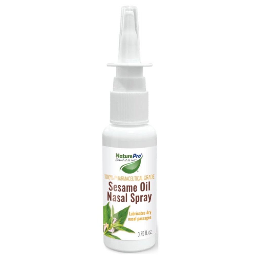 100% 약제 급료 Sesame 기름 0.75fl를 가진 자연적인 Nasal Moisturizer 살포. Soothe에 & 건조한 Nose, 건조한 Nose 기복을 위한 Nasal Lubricant & Decongestant