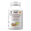 ANDREW LESSMAN Ashwagandha + Theanine 180 캡슐 - 표준화 된 추출물. Relaxation, Focus 및 Balanced Mood를 홍보합니다. 작은 쉽게 삼키기 캡슐