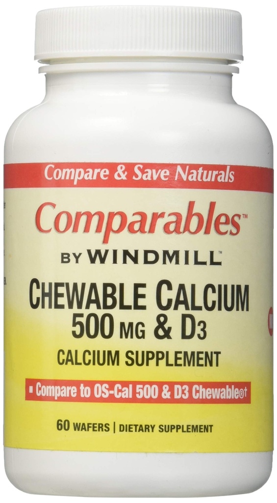 칼슘 500MG TABS CHEW WMILL 크기: 60