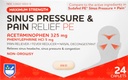 Rite Aid Sinus Pressure and Pain Reliever PE, Non-Drowsy - 24 Tablets | Sinus Relief | Pain Relief | Nasal Decongestant | 성인용 냉약 | 알레르기 약물 | 알레르기 완화 | Mucus Relief