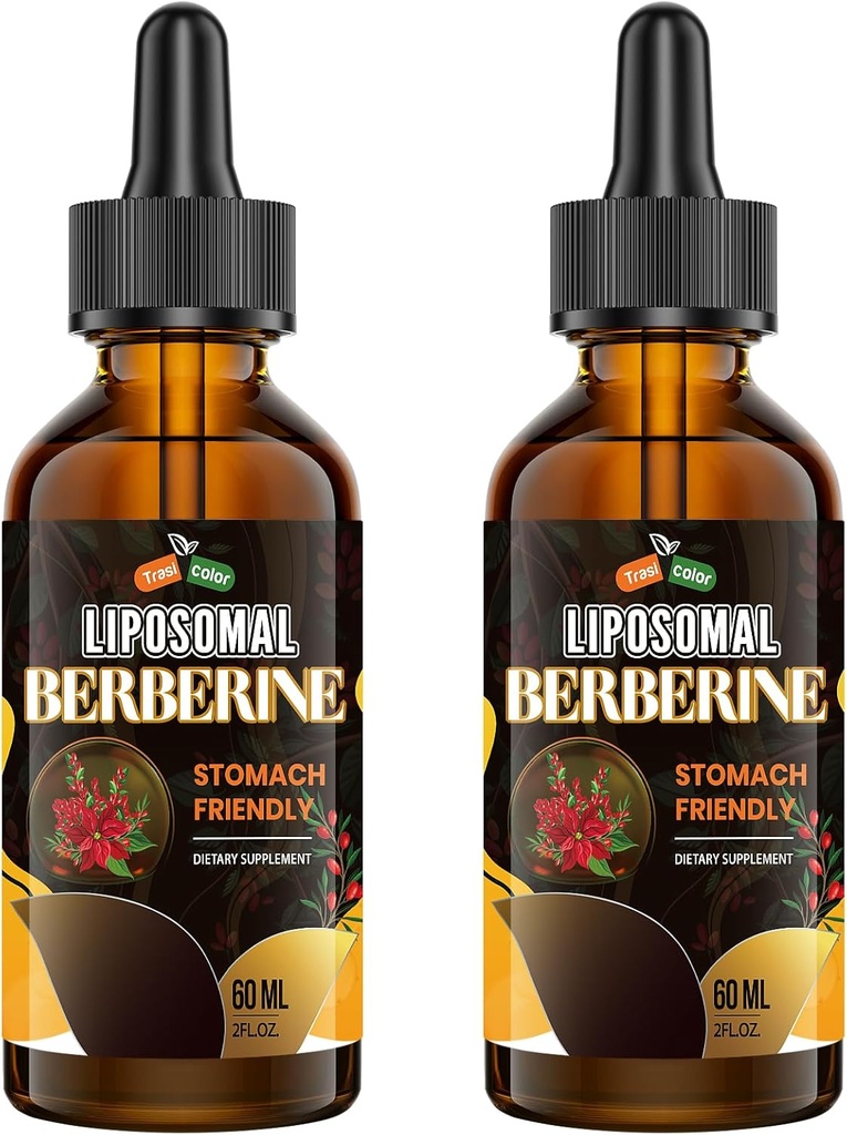 Ceylon Cinnamon 3000mg - 높은 생체 이용성 Liposomal Berberine 액체 하락, Berberine HCL Complex 플러스 심황 보충교재, 여성을 위해 적당한 AMPK 활성제, Men-120ml를 가진 Berberine 보충교재