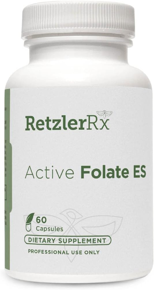 호르몬 부인 작용 활동적인 Folate ES - 5-MTHF - 서빙 당 10,000 mcg (10 mg) - 5-MTHF ( 5-methyltetrahydrofolate로) - Quatrefolic®로 생물 활성 Folate - 60 Veg 모자