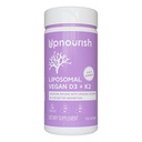 UpNourish는 비타민 D3 5000 IU K2 MK4 MK7 500 mcg 보충교재, 150 Softgel의 식물 유기 야자열매 기름, 비 GMO, 글루텐 및 젤라틴을 가진 근거한 Liposomal 비타민 D K를 해방합니다