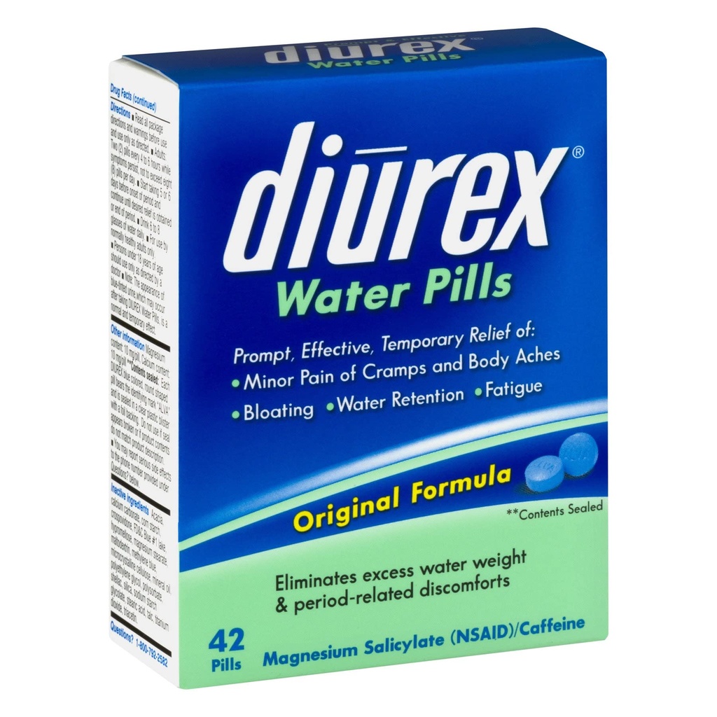 Diurex 물 알약 본래 공식 - 42 알약