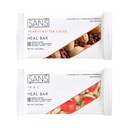 SANS 식사 교체 단백질 바 | All-Natural Nutrition Bar With No Added Sugar | Dairy-Free, Soy-Free, Gluten-Free | 필수 비타민 및 미네랄(Peanut Butter Lovers, 12 Pack)