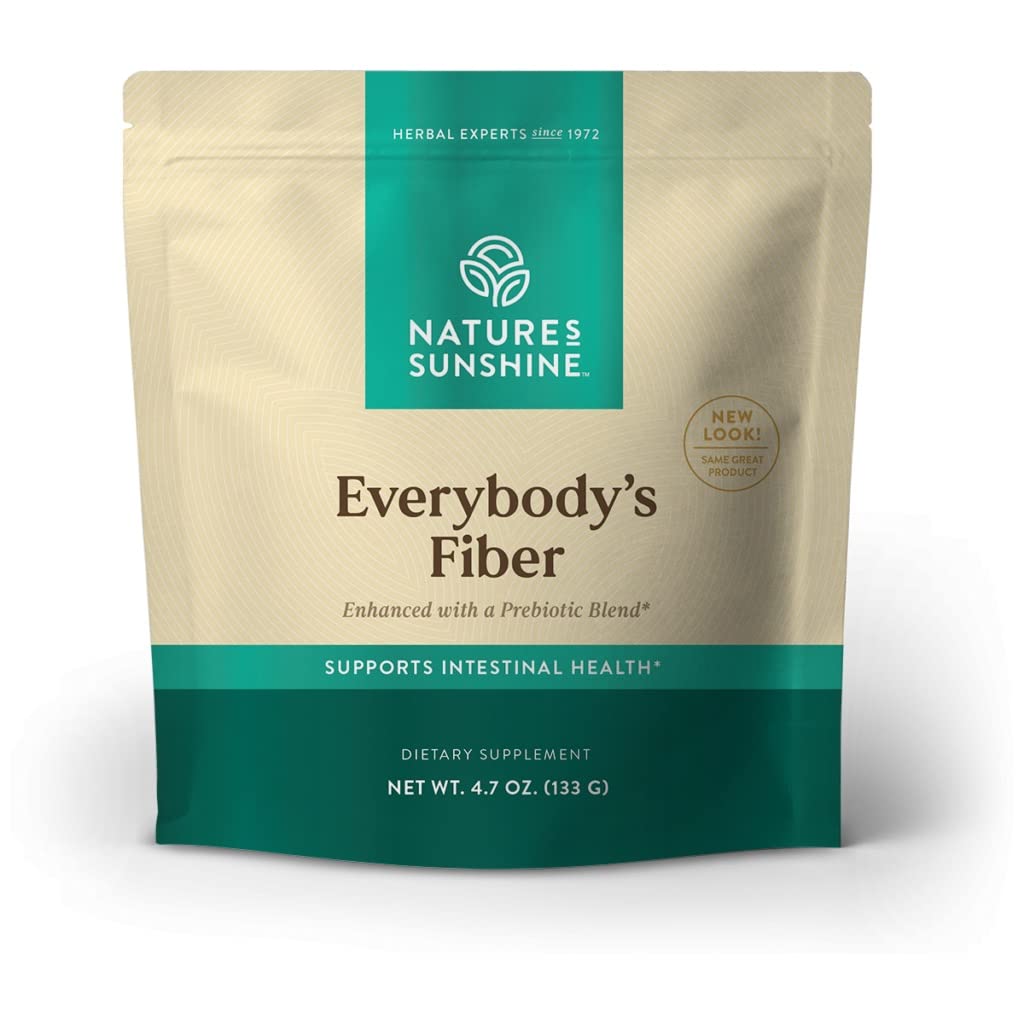 Natures Sunshine Everybody's Fiber, 4.6 oz. | 허브 성분으로 Bowel Regularity, Waste Removal 및 Digestive Health를 홍보합니다.