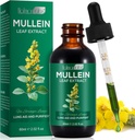 Lungs Mullein Drops Mullein 잎 Lungs를 위한 Mullein 잎 추출물 Mullein 잎 Lung Cleanse 보충교재 2.02 Fl.Oz