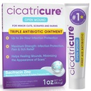 통증 완화, Bacitracin Antibiotic Ointment & Cream for Wound Care, Cuts, Burns, Insect Bites, First Aid Supplies Essential, 1 oz의 치유 연고