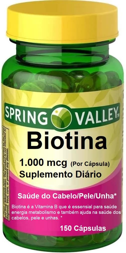 스프링 밸리 - Biotin 1000 mcg, 150 정제