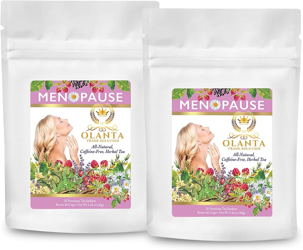 Menopause 차 - 포스트 Menopause 비타민, Menopause는 여자 뜨거운 섬광, Menopause, Immune Assist, Menopause 안락을 위한 초본 차 - 40 프리미엄 차 향낭을 보충합니다