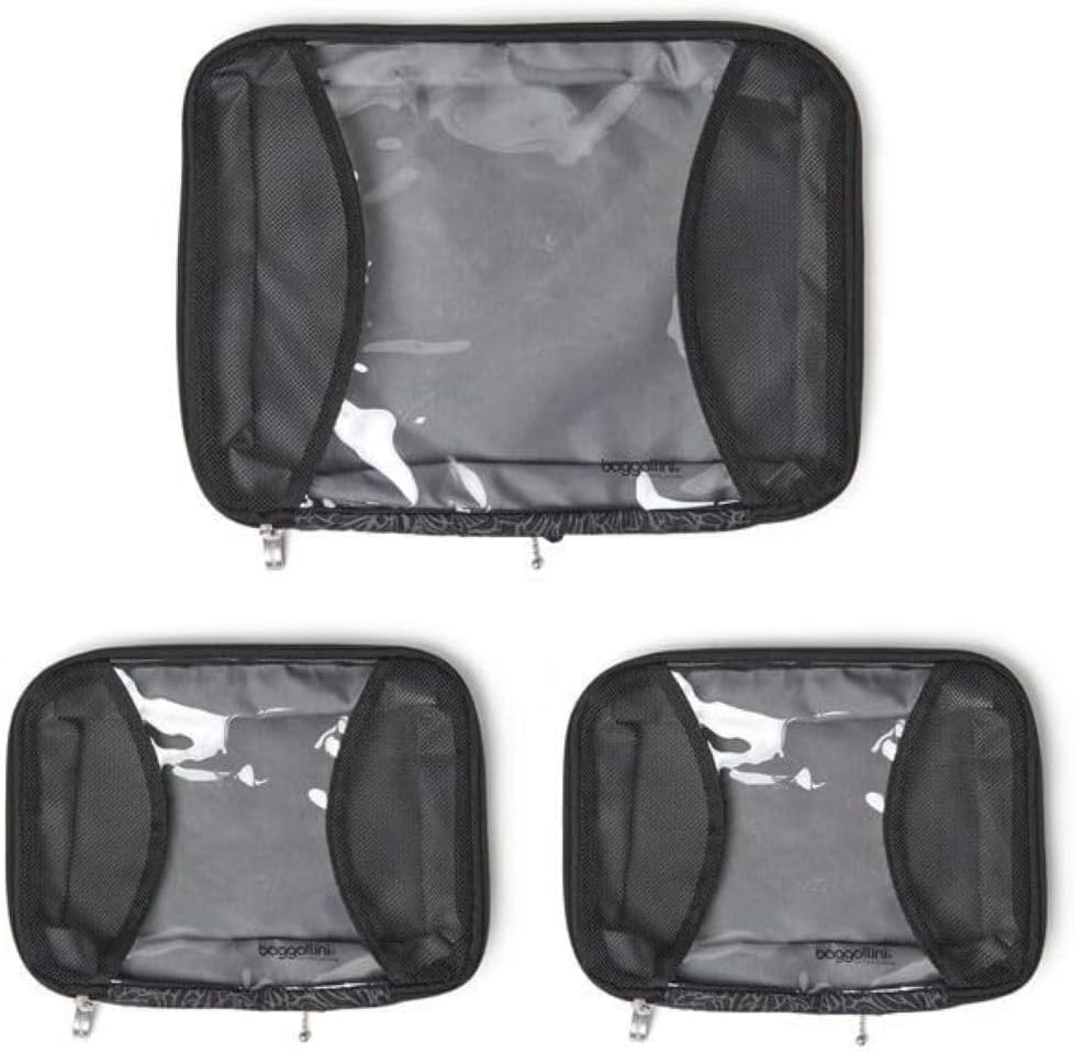 Baggallini Compression Cube 3-piece Set - 여행용 경량 압축 포장 큐브